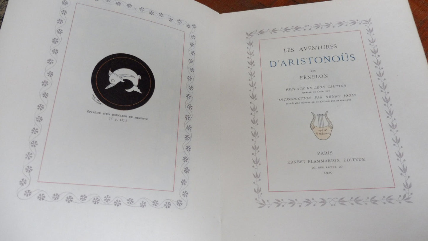 Les Aventures d'Aristonoüs (Fénelon) 1920