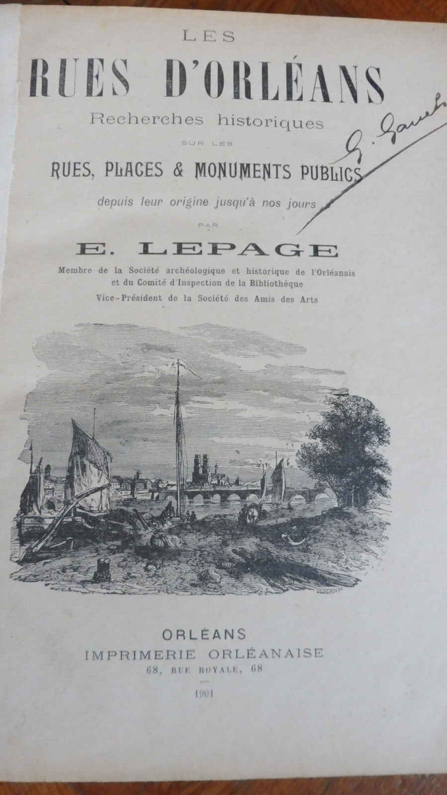 Les Rues d'Orléans (E. Lepage) 1901 EO