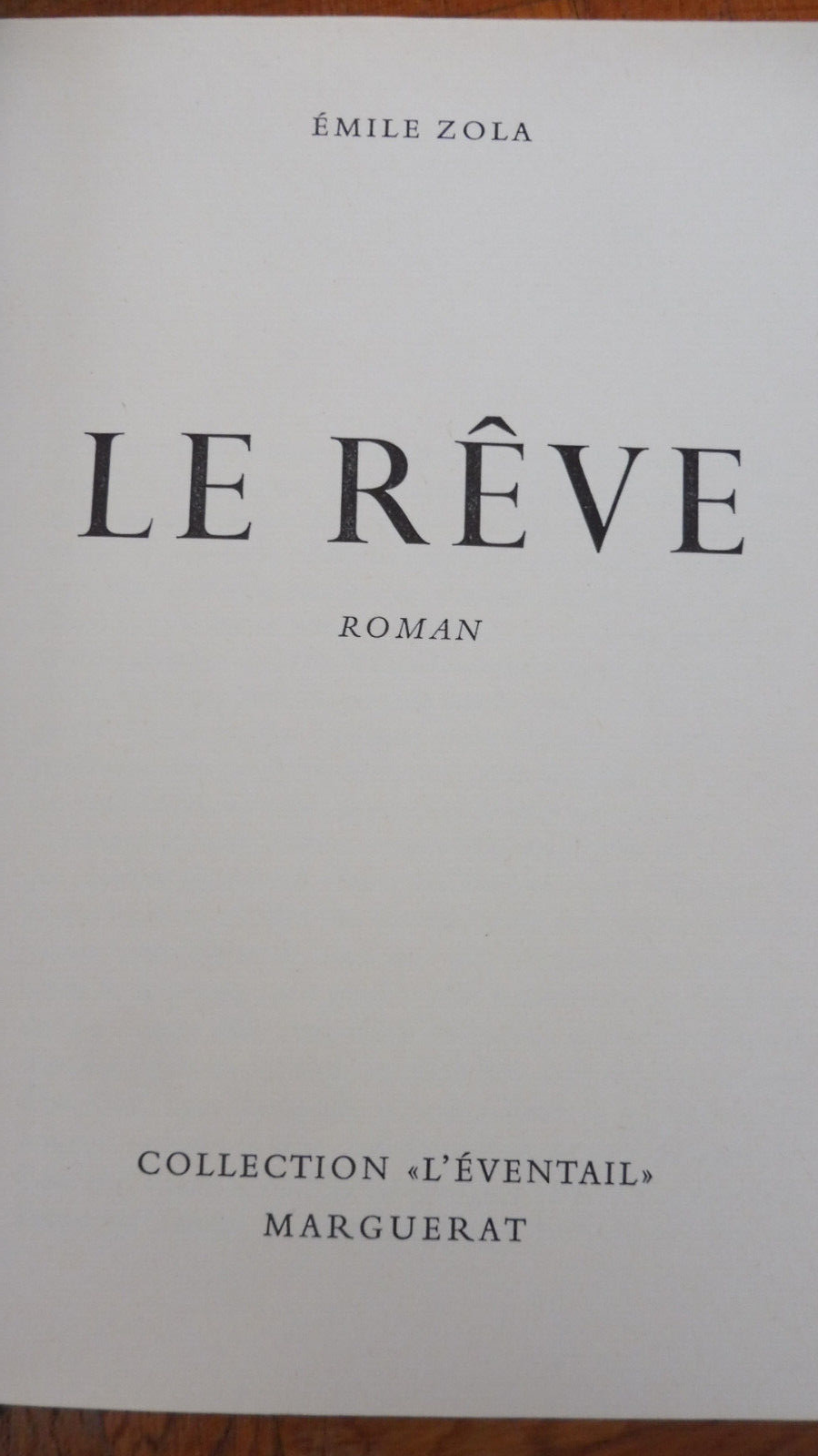 Le Rêve (Zola) 1959