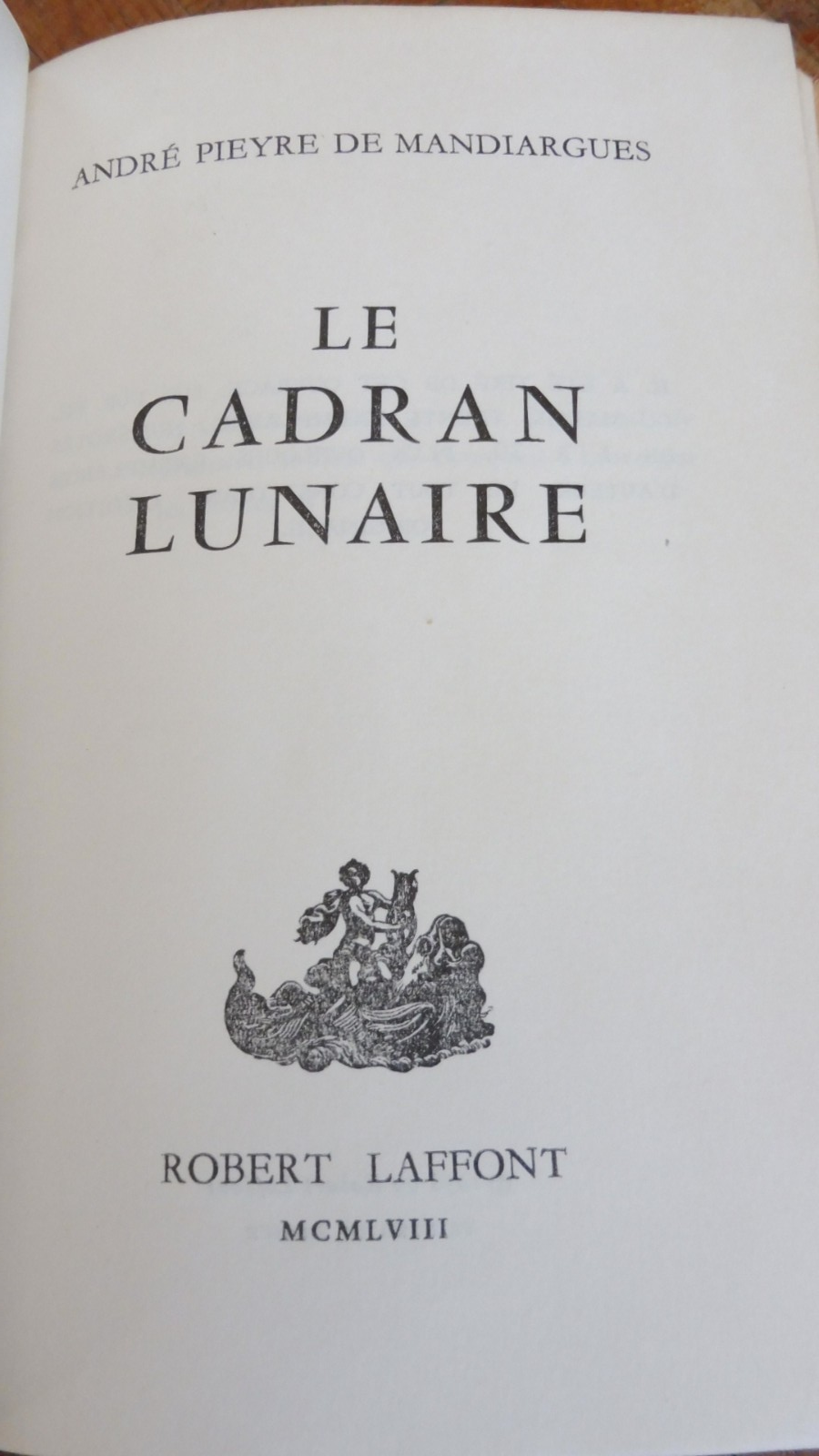 Le Cadran lunaire (André Pieyre de Mandiargues) 1958 EO