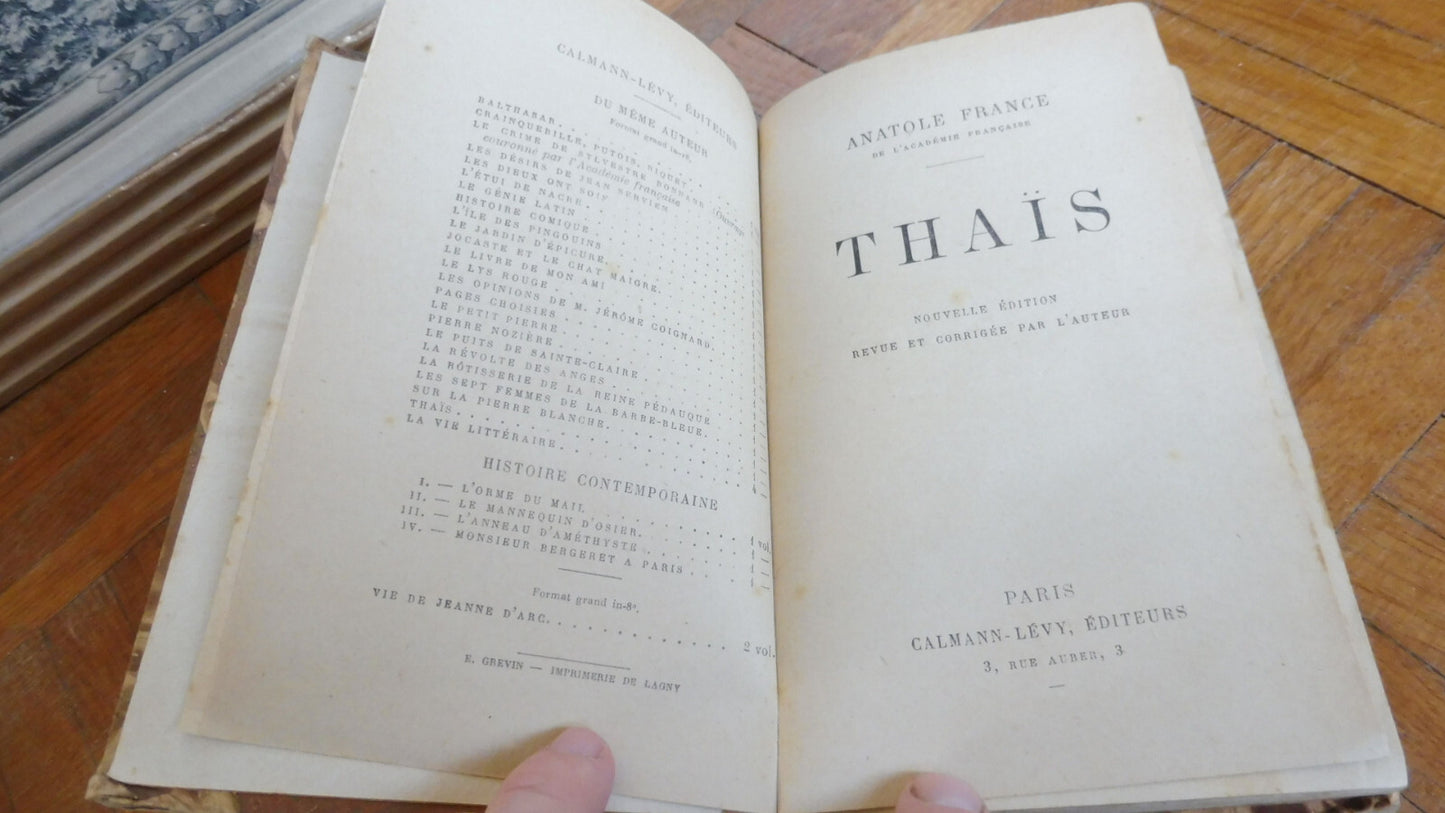 Thaïs (Anatole France) 1920