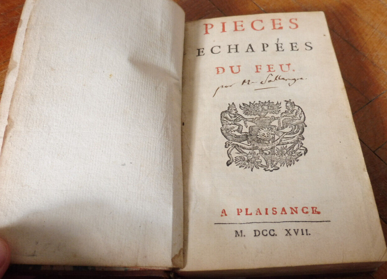 Pièces échapées du feu (Sallengre) 1717