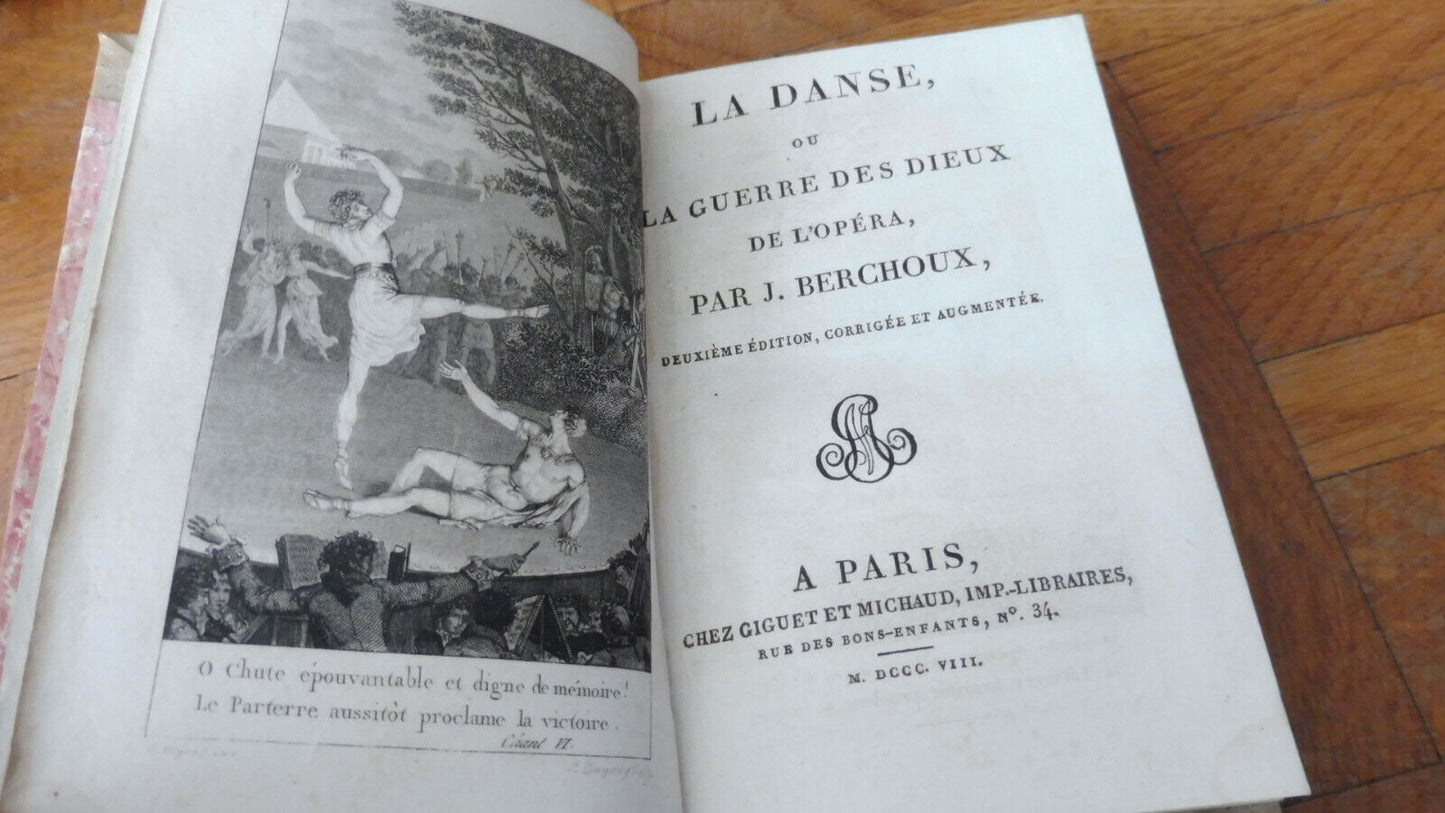 La Danse ou la guerre des dieux de l'opéra (Joseph Berchoux) 1808