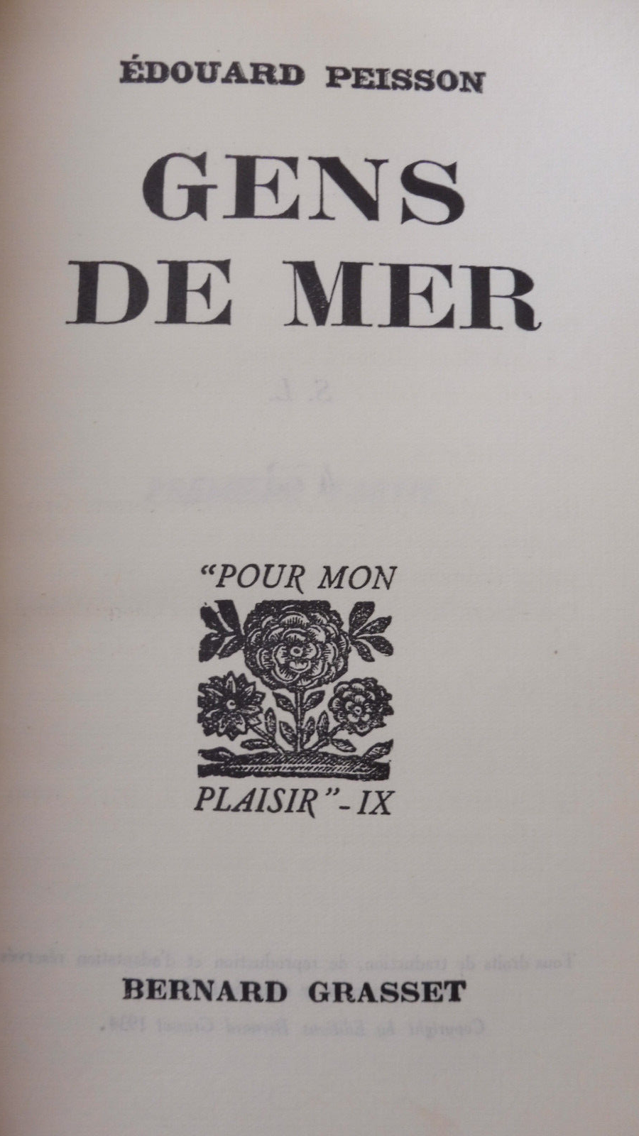 Gens de mer (Edouard Peisson) 1934