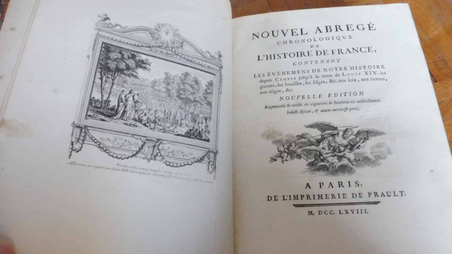 Nouvel abrégé chronologique de l'Histoire de France (Henault) 1768