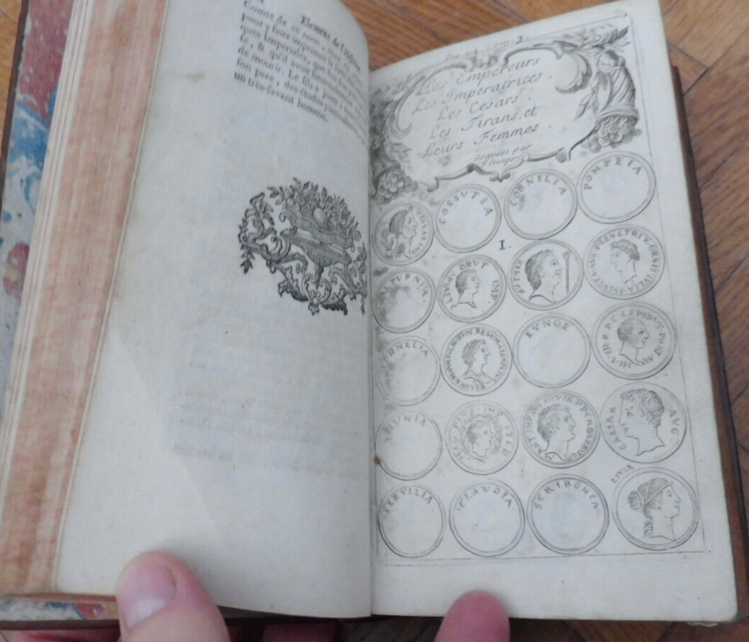 Les Elémens de l'Histoire (De Vallemont) 1729 4/4 HERALDIQUE NUMISMATIQUE