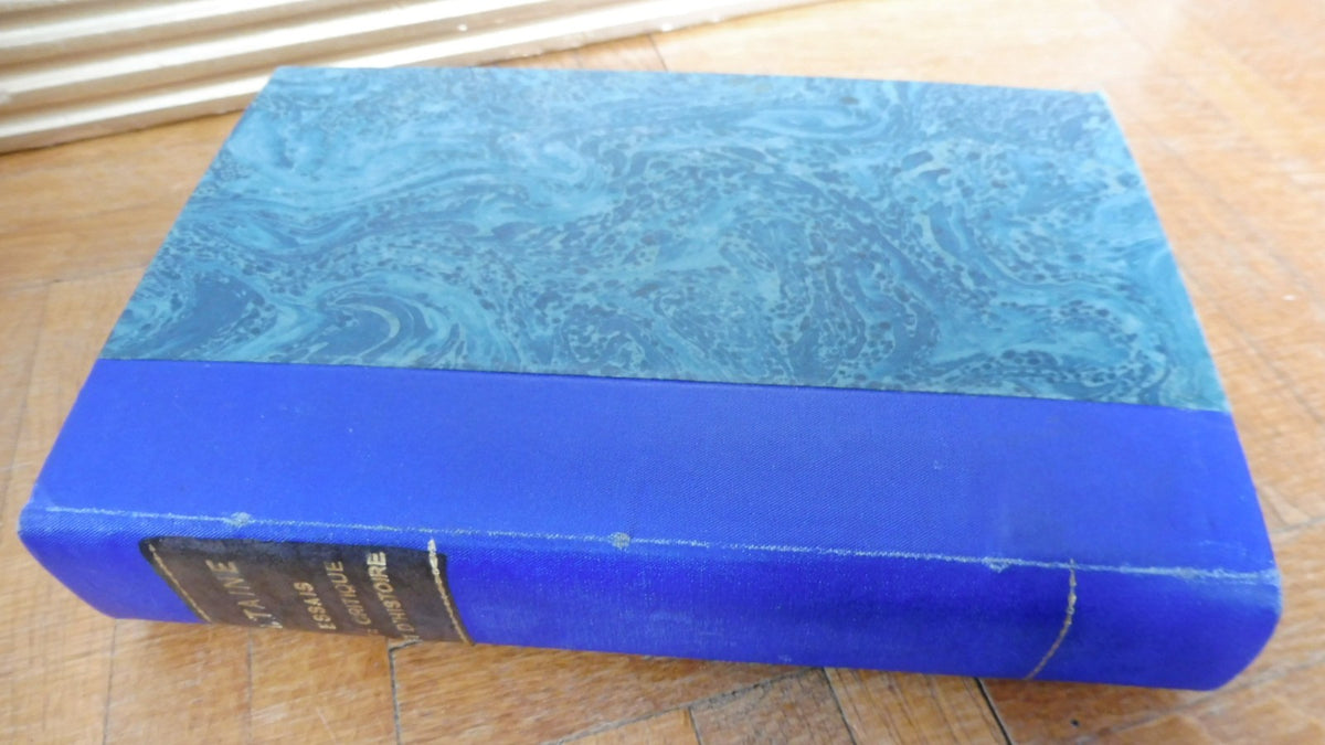 Essais de critique et d'histoire (H. Taine) 1858 EO