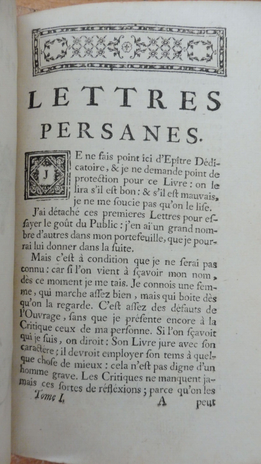 Les Lettres Persanes + Les Lettres Turques (Montesquieu) 1734-39 3 vol. en 1 t.