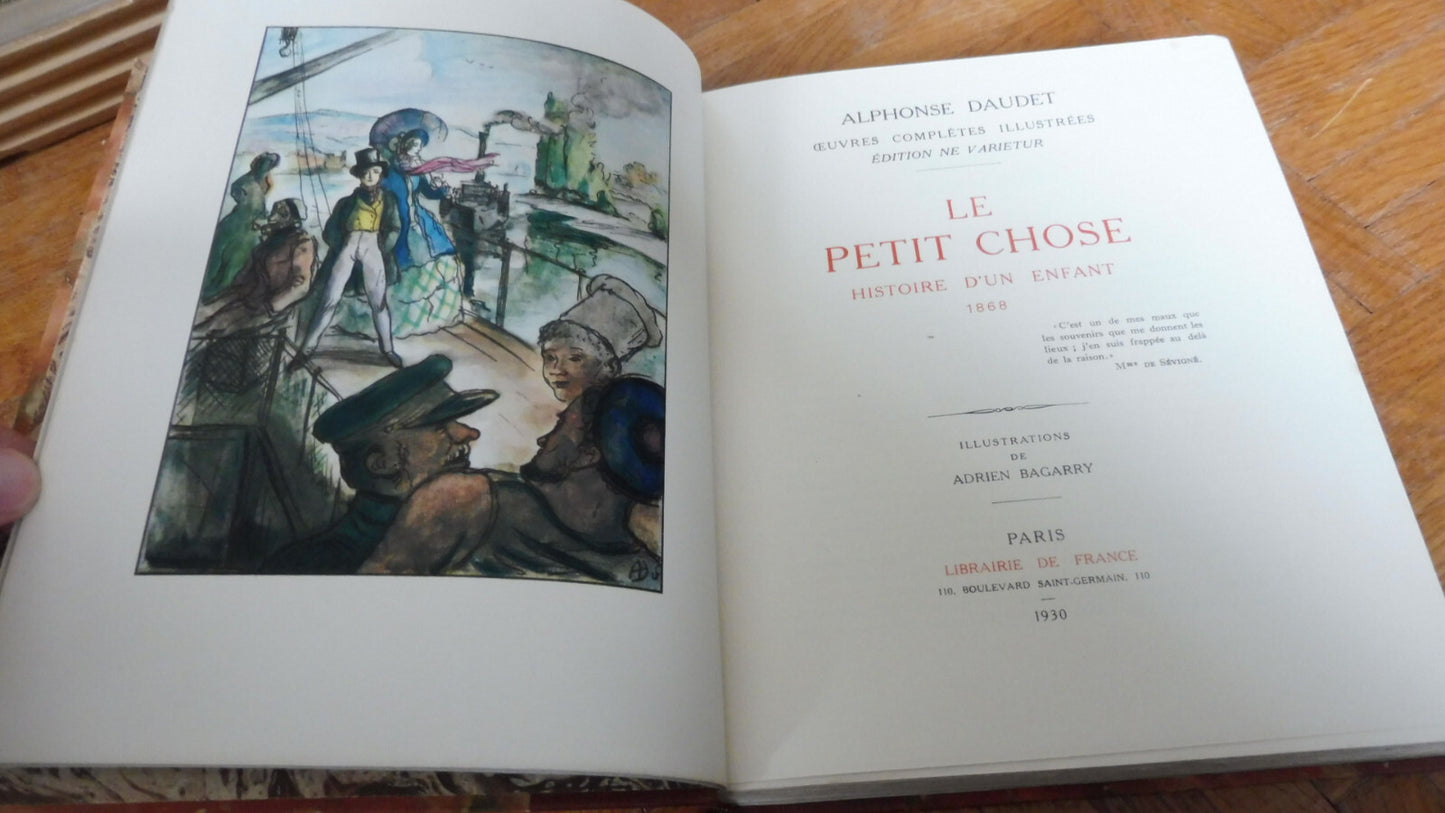 Le Petit chose (Alphonse Daudet) 1930 illus. Bagarry