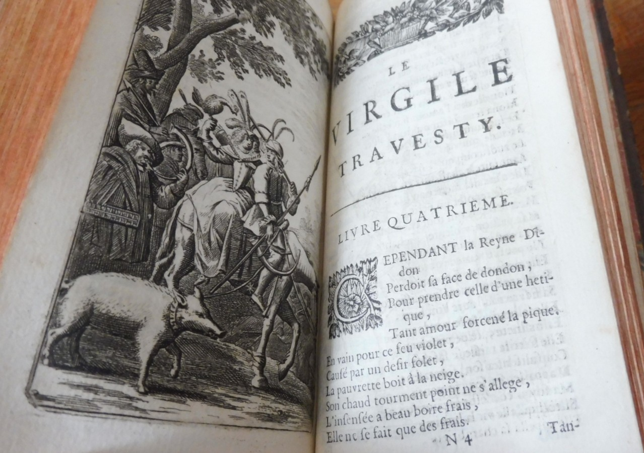 Oeuvres de Scarron 1697 10 vol.