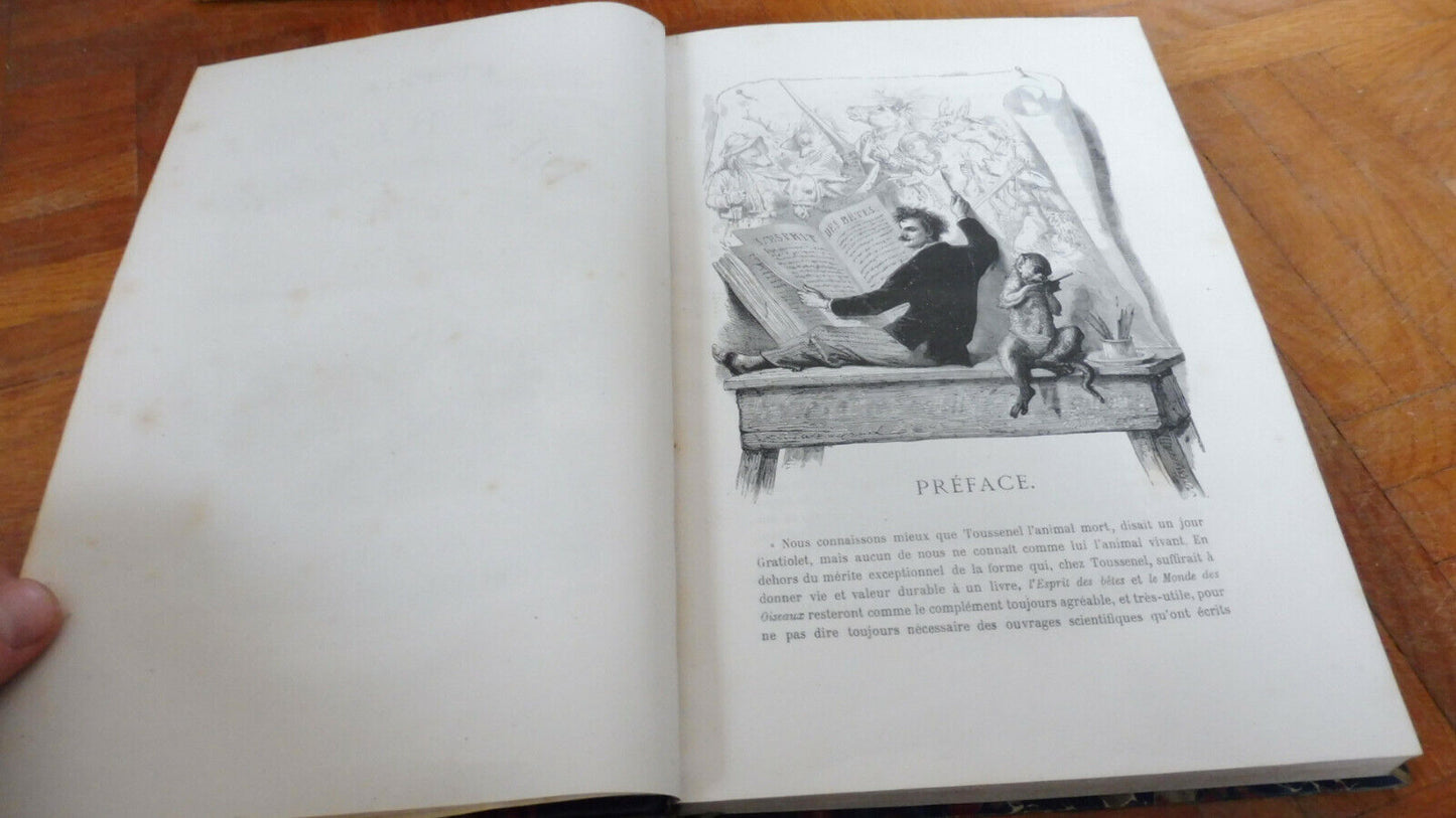L'Esprit des bêtes (Toussenel) s.d. Illus. Bayard ZOOLOGIE