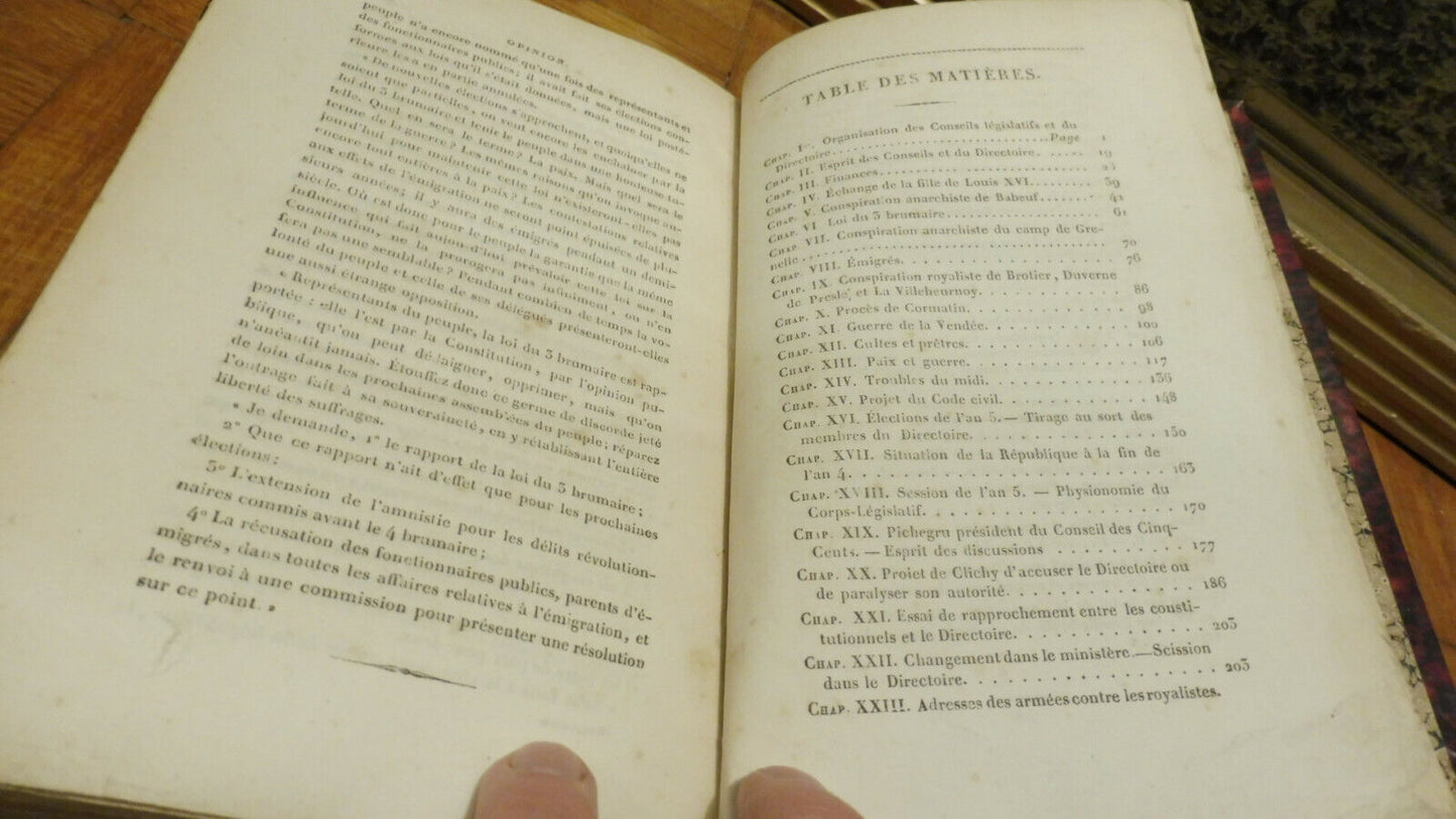 Mémoire sur le Directoire (Thibaudeau) 1827