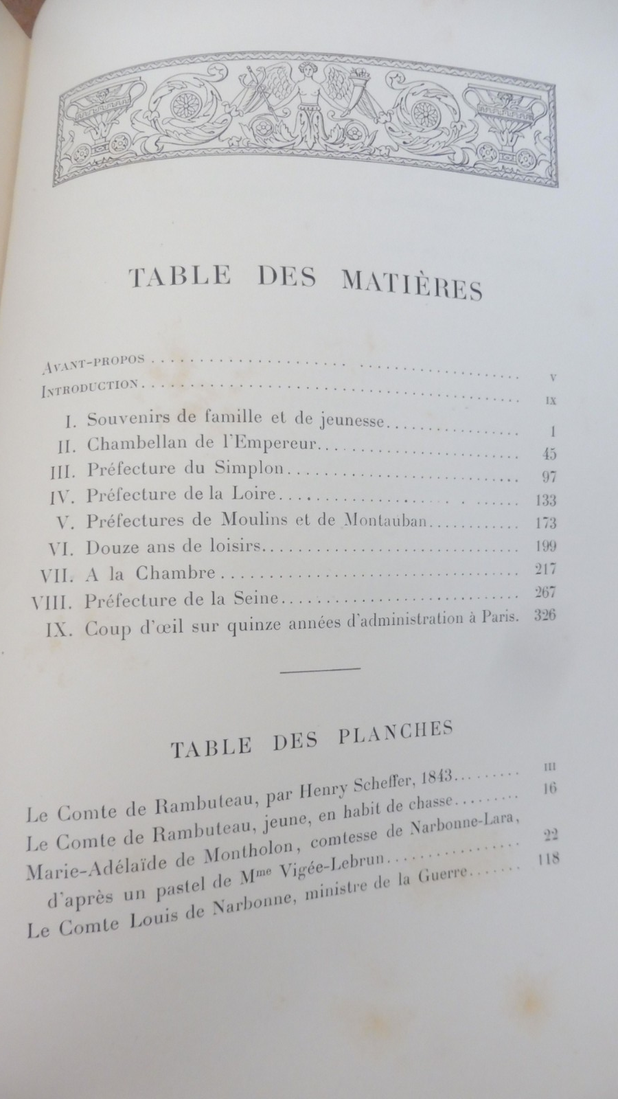 Mémoires du Comte de Rambuteau 1905