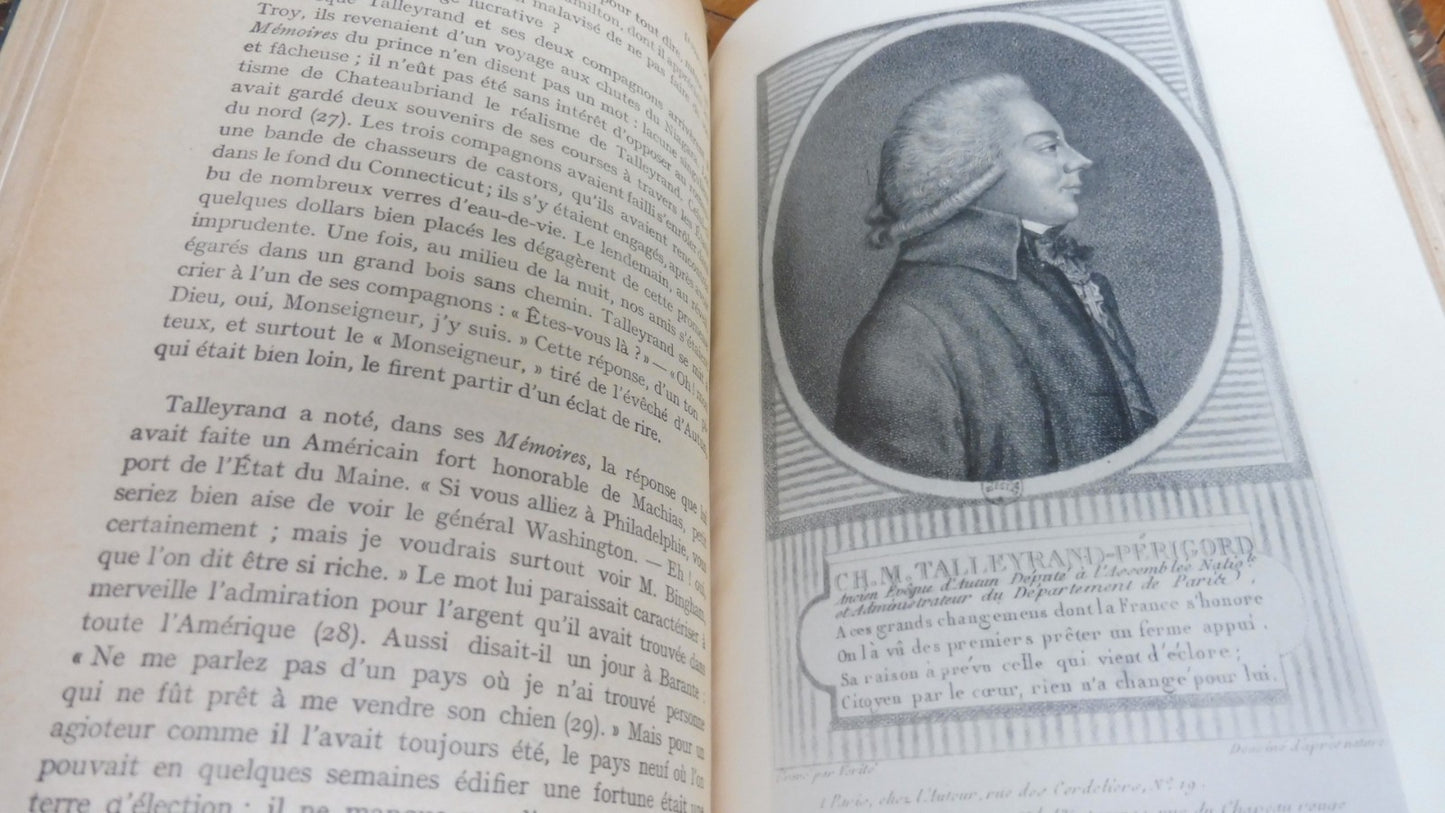 Talleyrand 1754-1838 (G. Lacour-Gayet) 1930 3 vol.