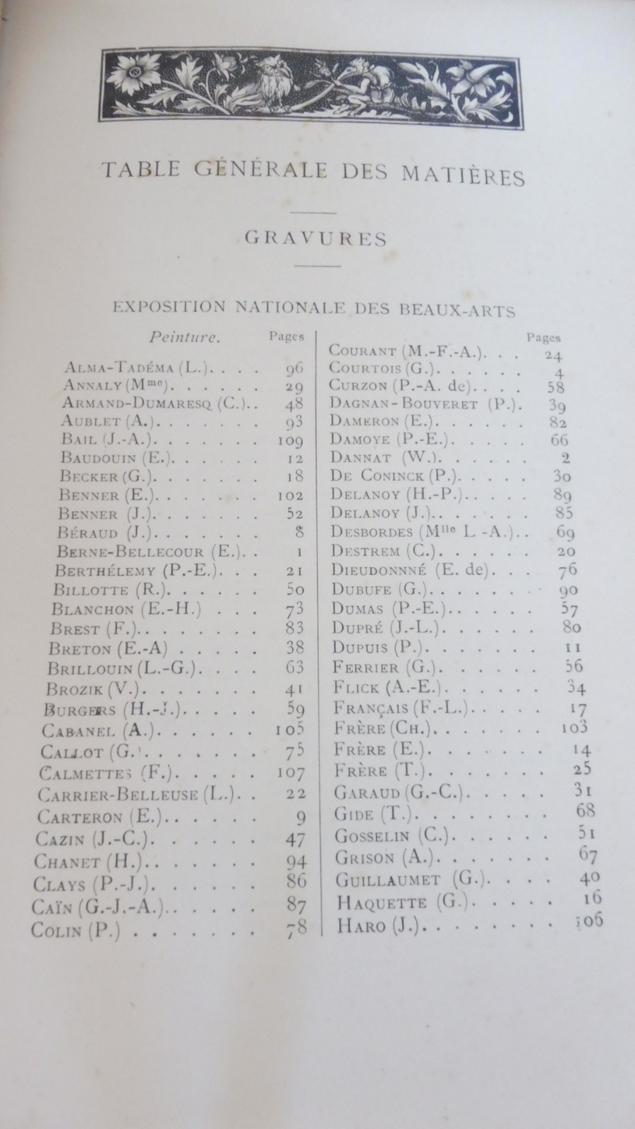 Annuaire illustré des beaux-arts (Dumas) 1883