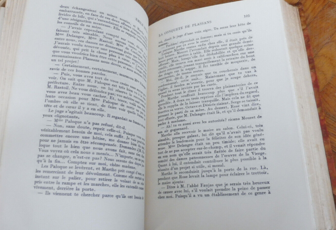 La conquête de Plassans (Zola) 1927 VERGE NUMEROTE
