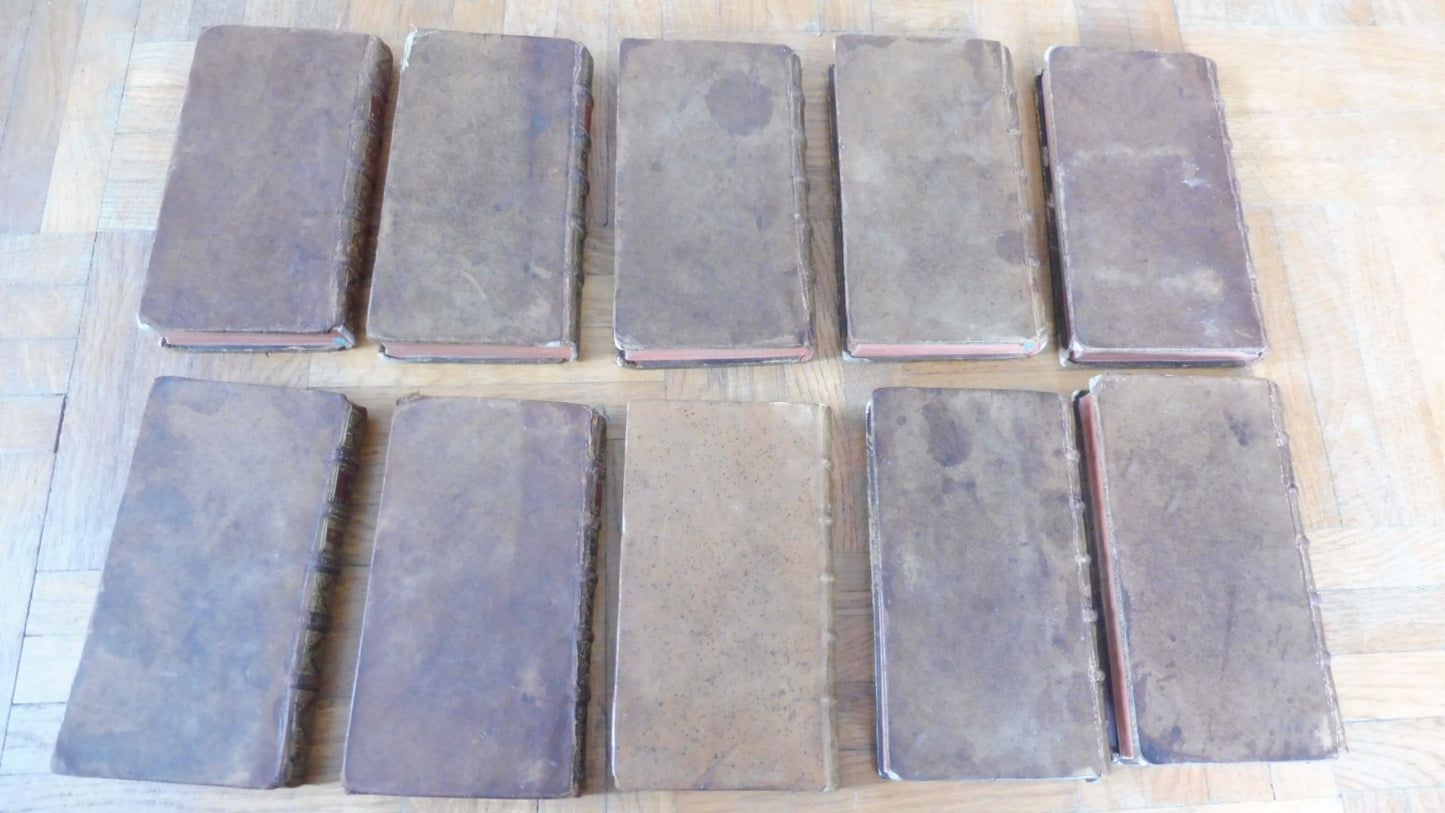 Oeuvres de Scarron 1697 10 vol.