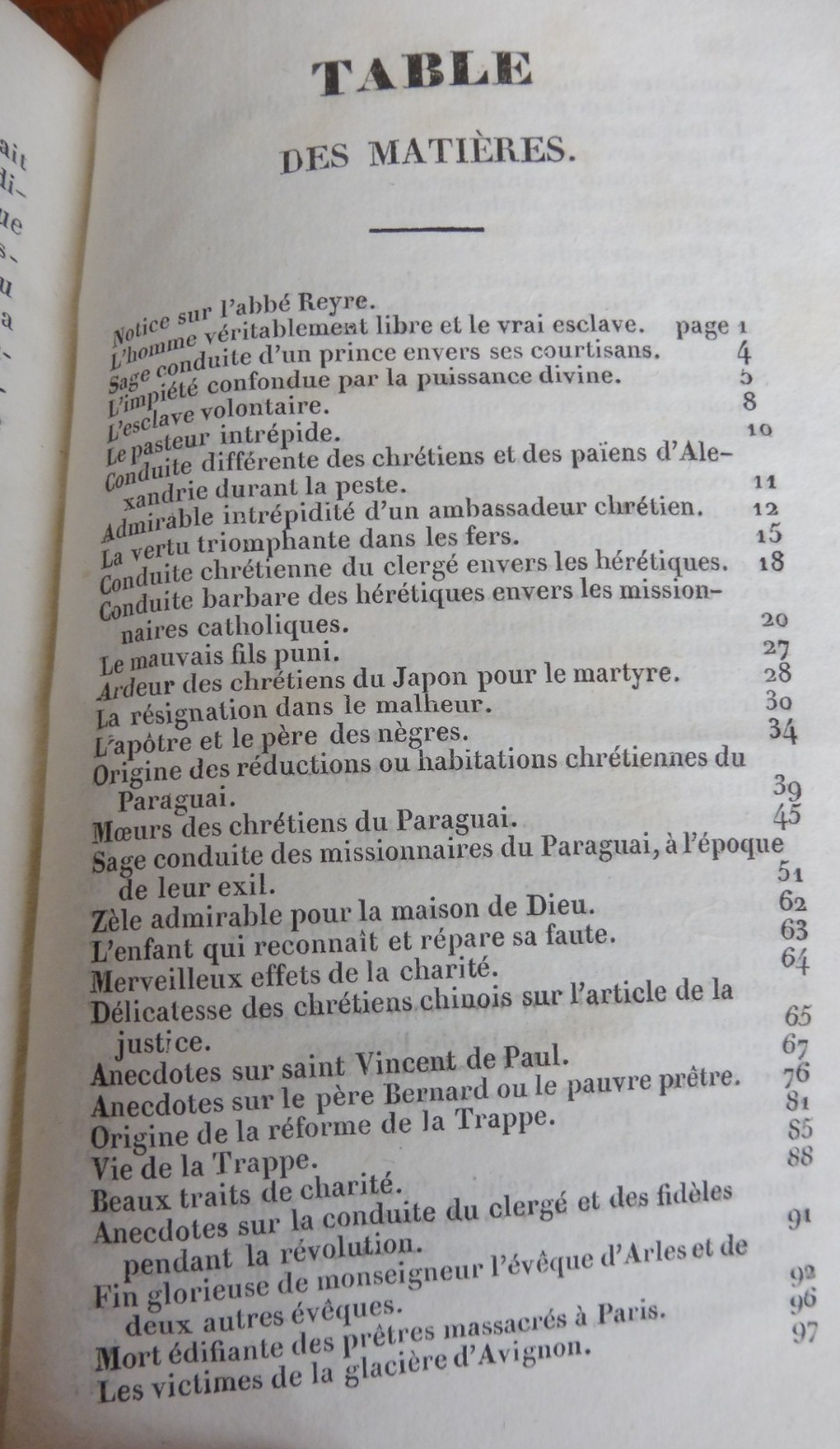 Anecdotes chrétiennes (Reyre) 1840