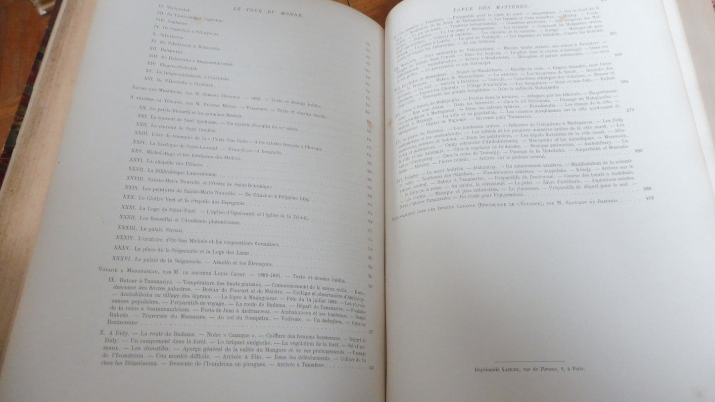 Le Tour du monde. Année 1894 (E. Charton) 1894 SICILE, NIL, AMAZONIE...