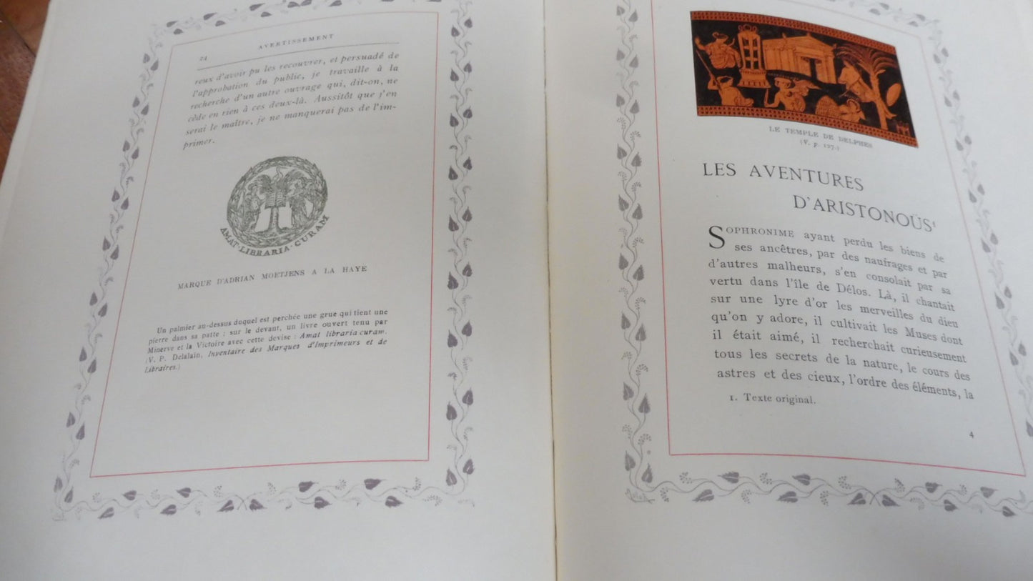 Les Aventures d'Aristonoüs (Fénelon) 1920