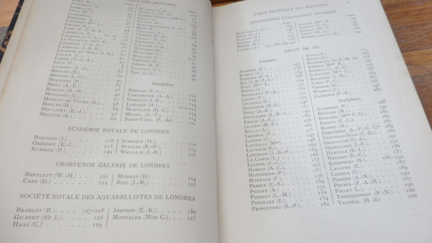 Annuaire illustré des beaux-arts (Dumas) 1883