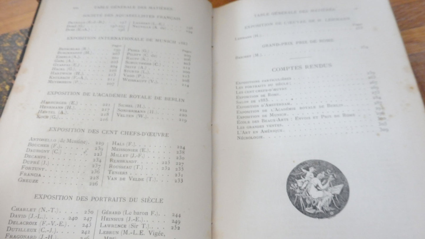 Annuaire illustré des beaux-arts (Dumas) 1883