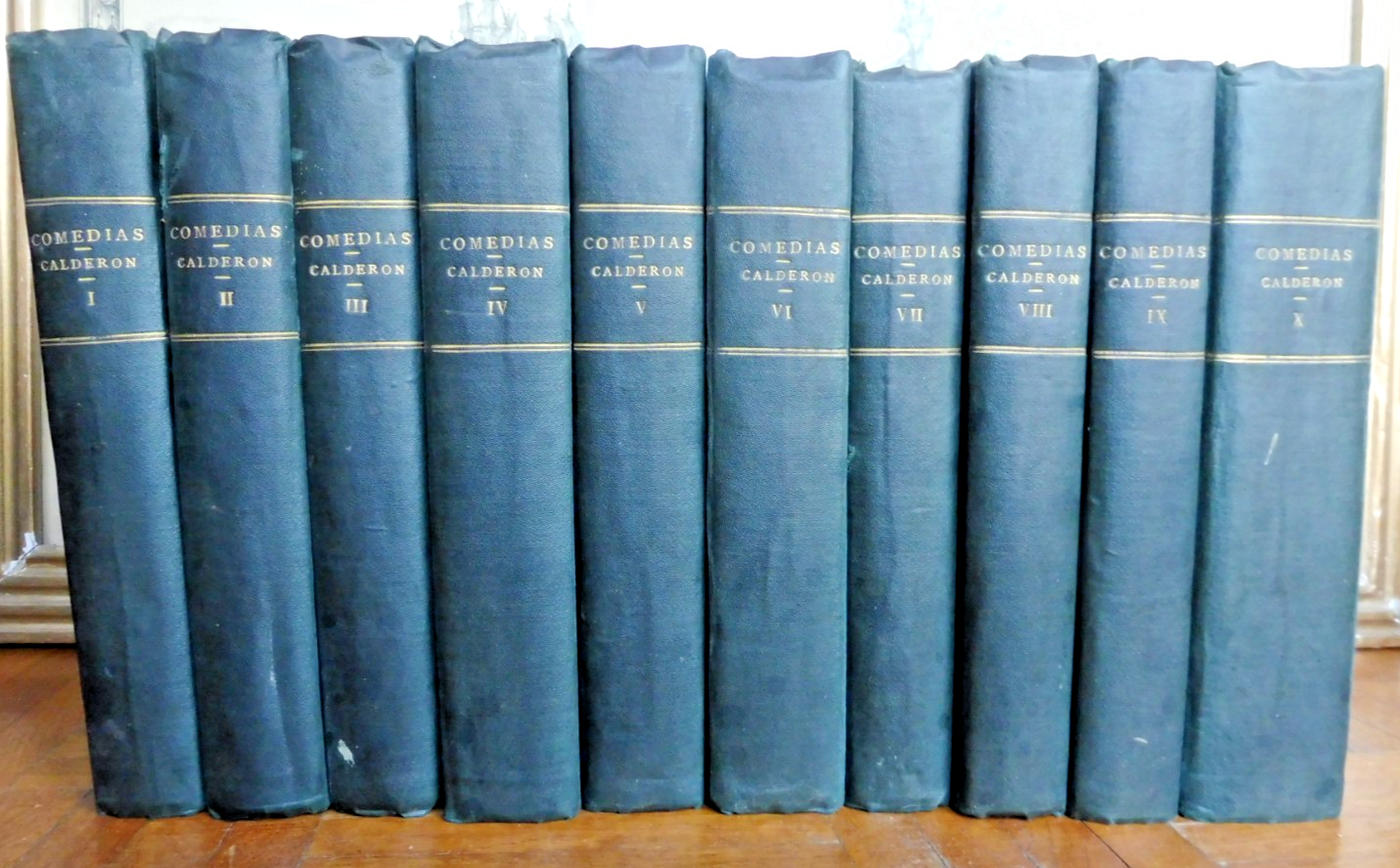 Comedias del celebre poeta don P. Calderon de la Barca 1760 11 vol. en 10 t.