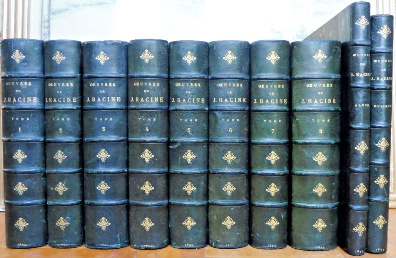 Oeuvres complètes de Racine + album + musique 186573 10 vol.