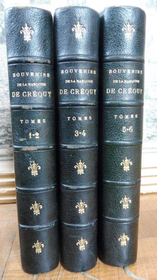 Souvenirs de la marquise de Créquy 6 tomes en 3 vol.