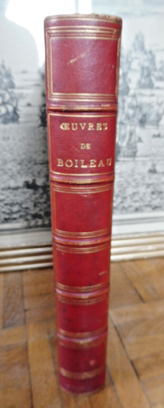 Oeuvres de Boileau 1873 illus. Bayard