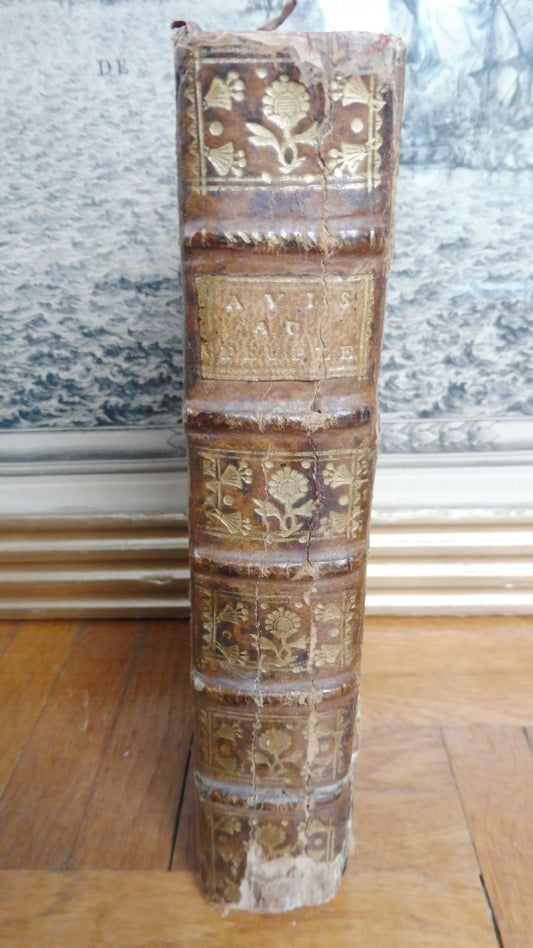 Avis au peuple sur sa santé (Tissot) 1782 2 tomes en 1 vol.