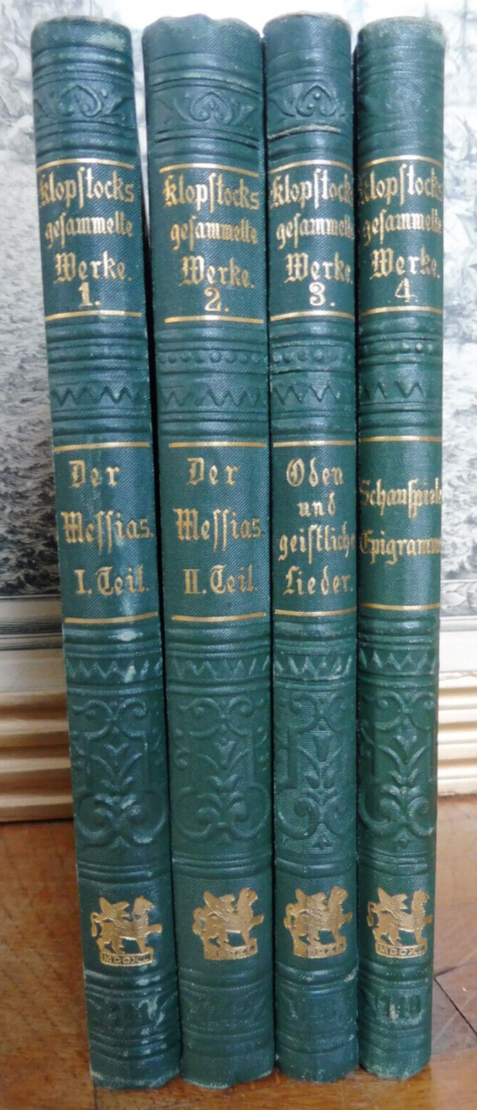 Klopstock gesammelte Werke (Friedrich Gottlieb Klopstock) 4 vol.