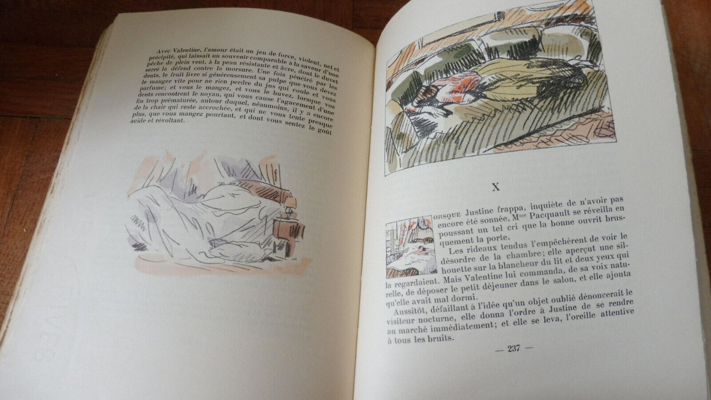 Valentine Pacquault (Gaston Chérau) 1927 illus. EdelmannVELIN