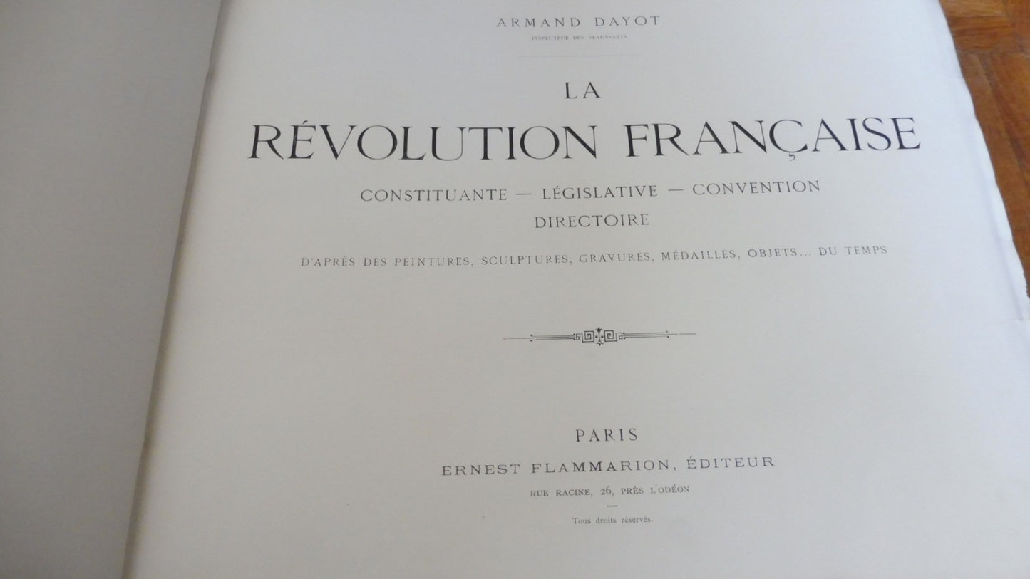 La Révolution française (Armand Dayot) s.d.