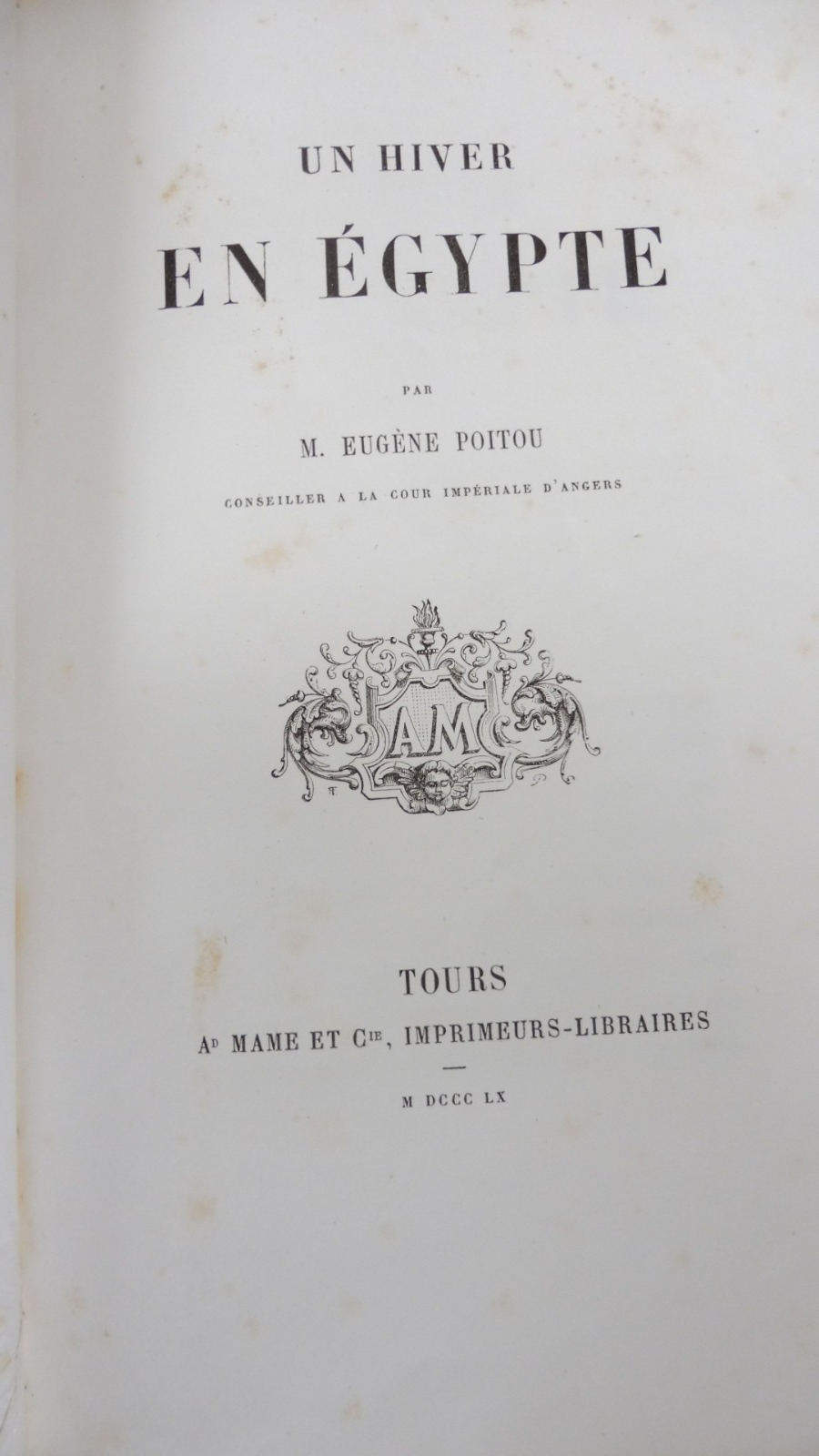 Un Hiver en Égypte (Eugène Poitou) 1860