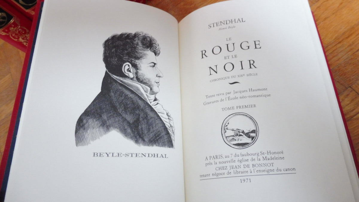 Oeuvres de Stendhal 1971 JEAN DE BONNOT 10/10