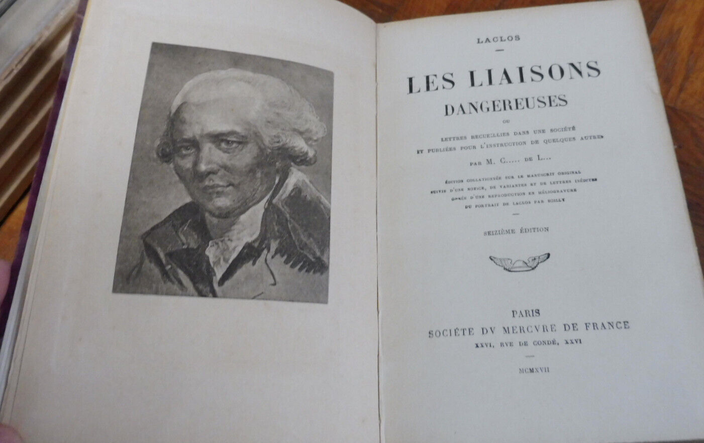 Les Liaisons dangereuses (Laclos) 1917