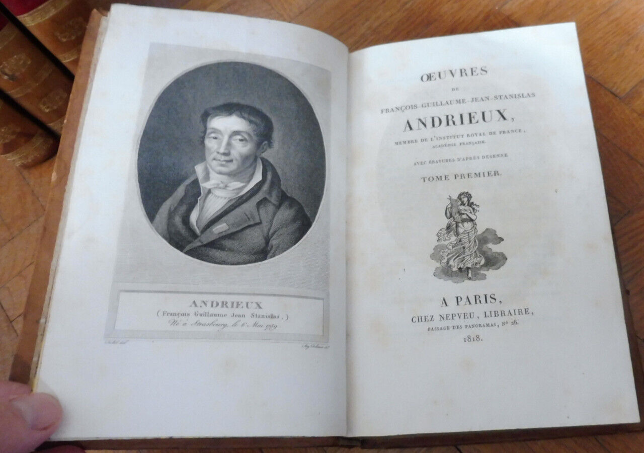 Oeuvres de Andrieux (François-Guillaume-Jean-Stanislas Andrieux) 1818-1823 4/4