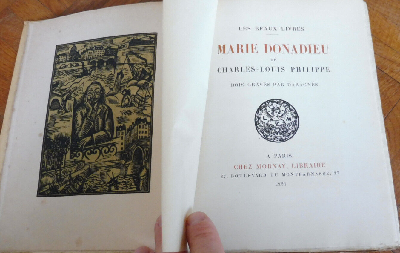 Marie Donadieu (Ch.-L. Philippe) 1921 illus. Daragnès RIVES