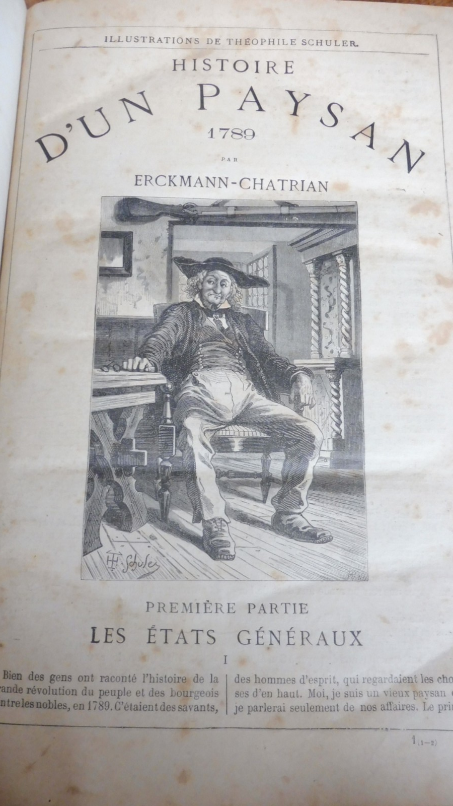 Histoire d'un paysan 1789 (Erckmann-Chatrian) s.d. illus. Schuler