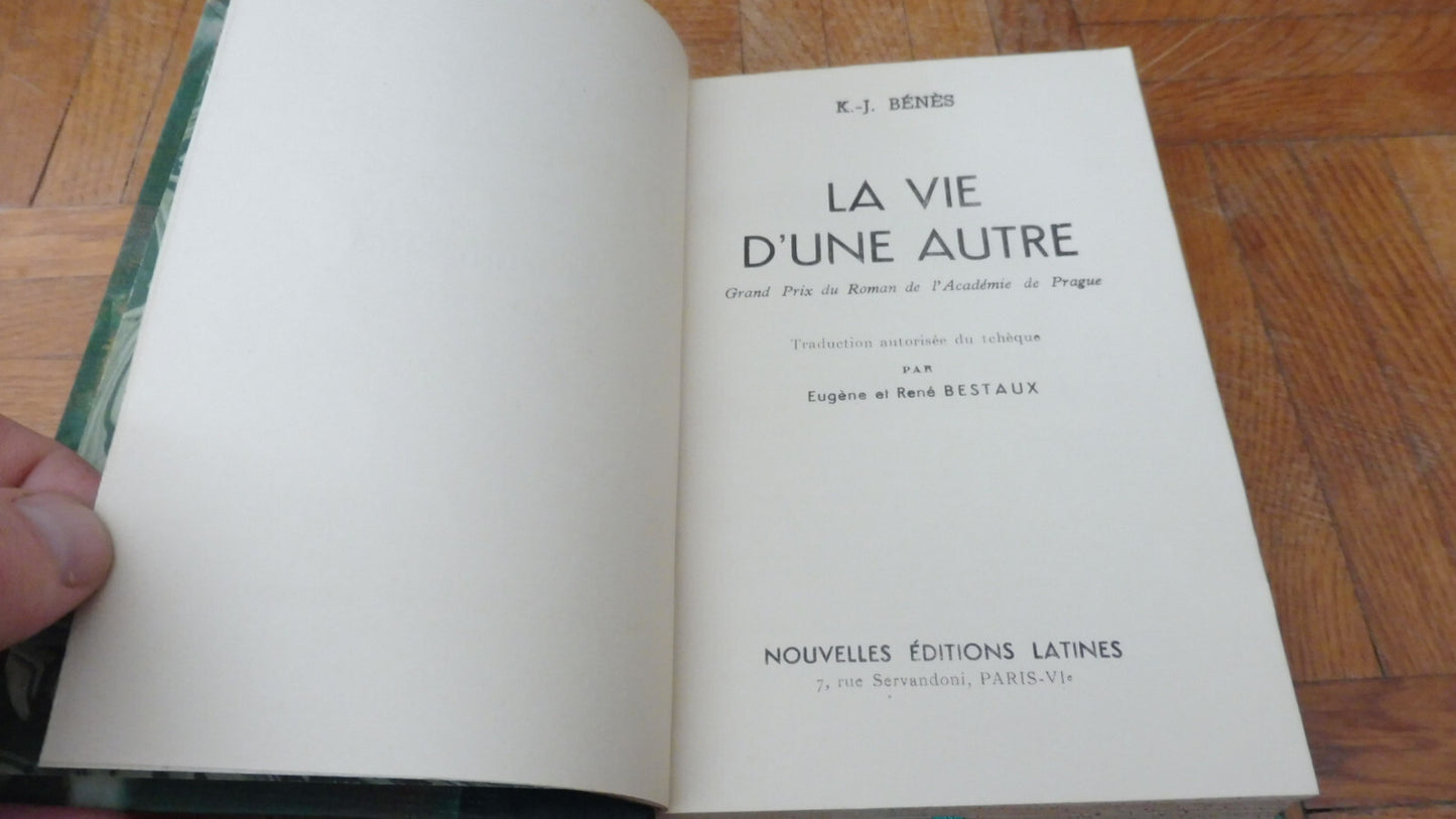 La Vie d'une autre (Karel Joseph Bénès) 1945