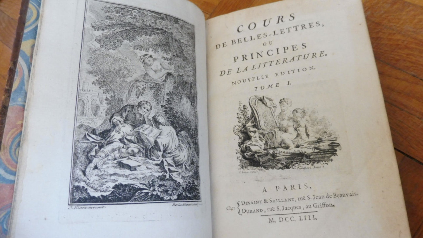 Cours de belles-lettres ou principes de la littérature (Ch. Batteux) 1753 4/4