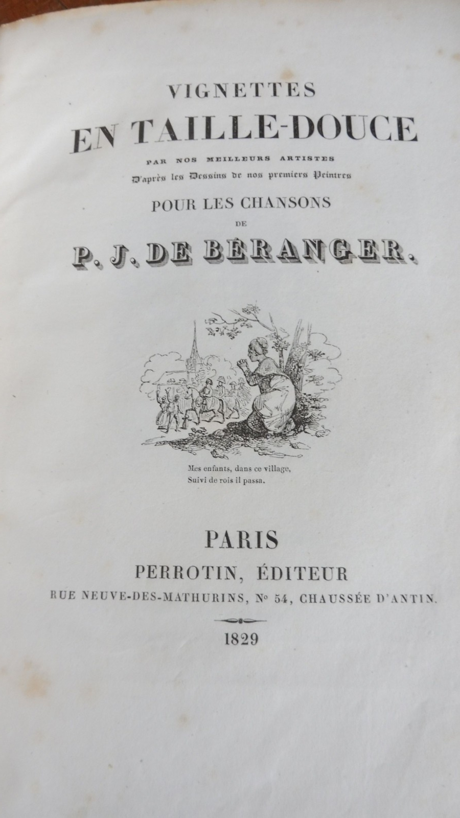 Vignettes pour les chansons de P. J. Béranger 1829
