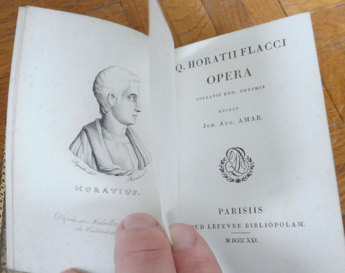 Horatii Flacci Opera 1821
