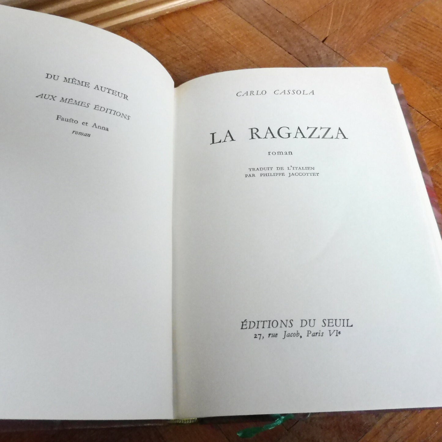 La Ragazza (Carlo Cassola) 1962