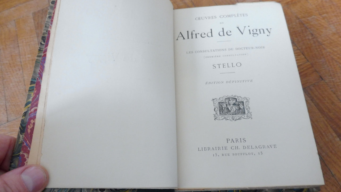 Stello (Alfred de Vigny) s.d.