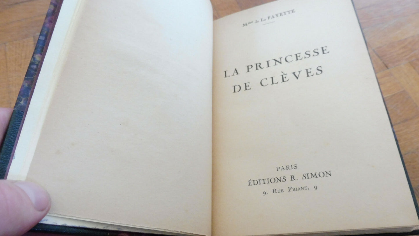 La Princesse de Clèves (Mme. de la Fayette) 1935