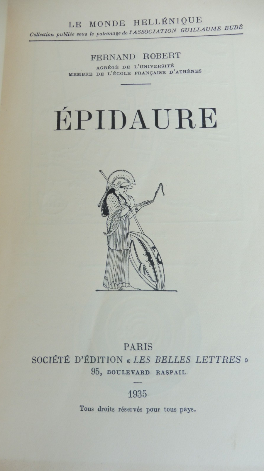 Epidaure (Fernand Robert) 1935