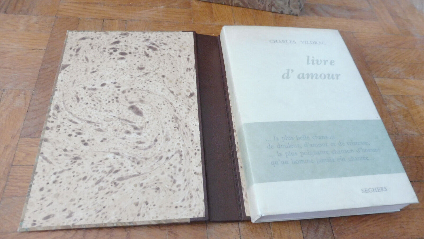 Livre d'amour (Ch. Vildrac) 1959 ENVOI+illus. originale & lettre de Fontanarosa