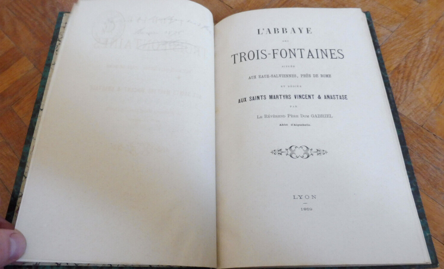 L'Abbaye des Trois-Fontaines (Dom Gabriel) 1869